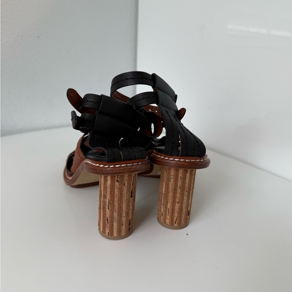 NWT ULLA JOHNSON Madeira Twisted Leather Sandals size 6 - Picture 5 of 6